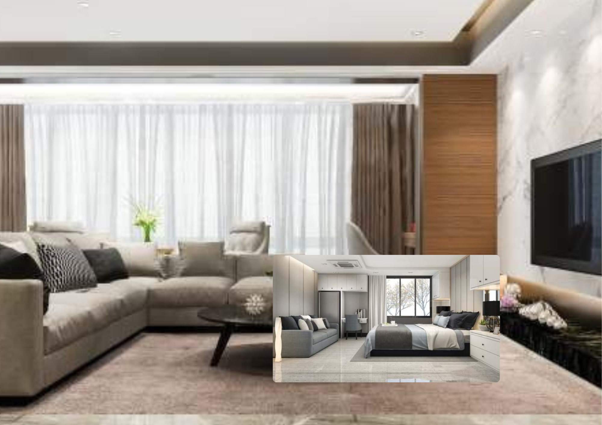 3 BHK flats near Navale Bridge